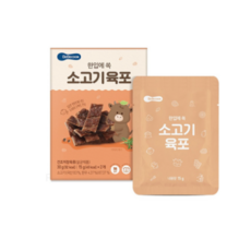 베베쿡 한입에 쏙 소고기 김육포, 30g(소고기), 2개, 30g