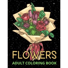 Simple flowers coloring Book: flower coloring books for kids ages 4-8 and girls  teens women (Paperback)