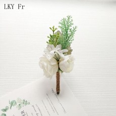 남성용웨딩촬영코사지