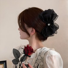 걸핀스 볼류밍 리본 집게핀 큐빅 1311 핀스 볼류밍 리본 집게핀 큐빅 1311