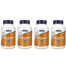 Now Foods 나우푸드 글루타치온 500mg, 120정, 4개