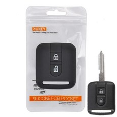 닛산 Qashqai Micra Navara Almera Cabstar 참고 NV200 M20M 순찰 쉘 홀더 보호대 실리콘 키 뚜껑 케이스 커버, 1개