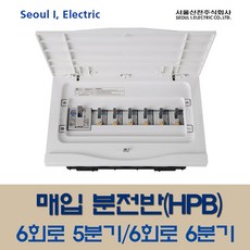 서울산전 산업용 매입 분전반 6회로5분기/6분기, 41576_주택용분전반-6회로6분기, 1개