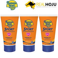 바나나보트 스포츠 썬크림 SPF50+ 100g 3개