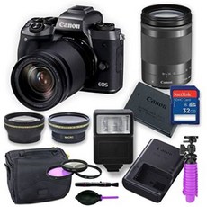 Canon EOS M5 Mirrorless Digital Camera Kit with 18-150 mm Canon Lens +, 상세내용참조