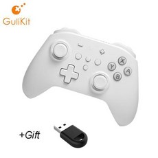조이패드 피파패드 철권조이스틱 GuliKit 킹콩 2 프로 컨트롤러 스위치용 무선 블루투스 게임패드 조이스틱 윈도우 안드로이드 macOS iOS용 NS09, 7) WH with PC02, 1개