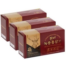 개성상인 천마 녹용홍삼보 3개월분 70ml x 90포 녹용 홍삼 진액 + 녹용대환 30환, 3개월 90포