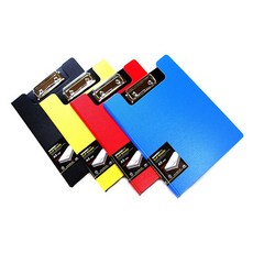 포밍 레포트화일 3 Layer 발포원단 크립보드 영수증철 계산서철 전표철 A5, 흑색