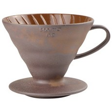 HARIO 好璃奧 V60老岩泥五次燒02濾杯 140 x 120 x 102mm, 1~4杯 400g, 1個