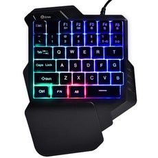 PTS-GK1000 게이밍 한손 키보드, 선택없음, 선택없음,