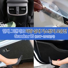 INBES 그랜저IG 전용 실내외 기스방지 자동차 몰딩 튜닝용품 모음 도어커버 기어박스 윈도우 키케이스 주유구, 상품02_카본 도어스트라이커 1P