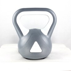 헬스 피트니스 여성 남성 가정용 아령 경기 힙업 플라스틱 주입 공 220KG, 그레이 화이트 4킬로그램 /개