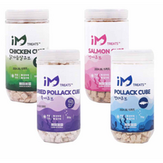아임트릿 강아지 동결건조 간식 명태 큐브 75g, 80g, 1개