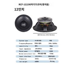 야외 서브우퍼 공연용 우퍼 큰 스피커 이동식 대형 실외 앰프 원형 음질 12인치, 상세페이지 참고, 2. 12인치 서브우퍼 500W