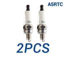 토치 2 팩 A5RTC 점화 플러그 캔들 혼다 GX31 GX100 GXH50 용 교체 부품, 01 2 pieces with box, 2개