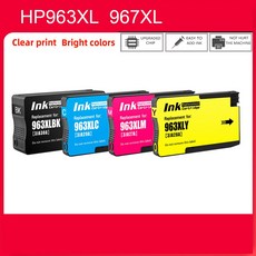 Einkshop HP 963 963XL 967XL OfficeJet Pro 9010 9012 9015 9016 9020 9025 9026 프린터