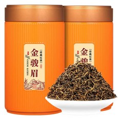 진준메이 중국홍차 신차 강한꿀향기 250g 캔, 125g(핫셀링모델)엄선된스페셜등급황금눈썹, 1개