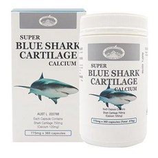 Nature's Top Super Blue Shark Cartilage Calcium 네이쳐스 탑 슈퍼 블루 샤크 카트리지 칼슘 청상어 연골 360캡슐 1팩