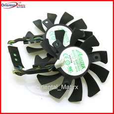 무료 배송 ga81s2u 12 v 0.38a 75mm 40*40*40mm 4 핀 팬 zotac geforce gtx 970 4 gb 그래픽 카드 팬|card fan|graphic, 1개, GA81S2U-2PCS, 단일