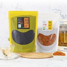 숯보리차