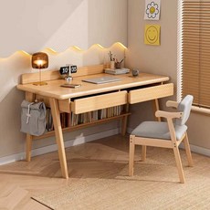 독서실책상 학생책상 스터디카페책상 사무실책상 책상, 오크컬러120CM+하부수납장