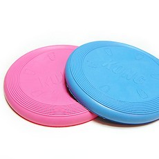 콩(KONG) 퍼피 플라이어 원반 애견장난감 콩토이, 핑크, 1개
