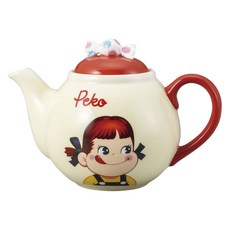 페코짱 티포트, 레드 + 아이보리, 1개, 500ml