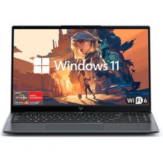 AMD Ryzen 7430U 프로세서가 탑재된 2025 노트북(6C/12T 최대 4.3대)GHz) Windows 11 노트북 컴퓨터 16GB DDR4 512GB NVMe S