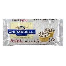 Ghirardelli 기라델리 프리미엄 베이킹용 세미 스윗 초콜릿 미니 칩 (2팩)
