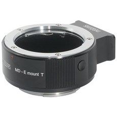[해외직구]Metabones Minolta MD Lens to Sony E-Mount Camera T Adapter (Black), 1개, One Color_One Size