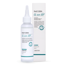 PETOCERA Clear EEF寵物耳朵清潔劑, 120ml, 1個