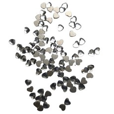 Jjokkomi 心形零件 KD_11 100p, Silver(02), 1組