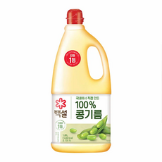 백설 콩기름, 1.8L, 1개