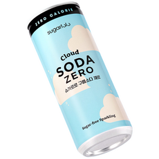 슈가로로 구름소다 제로, 6개, 250ml
