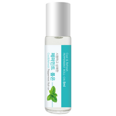 THE HERB SHOP 香氛精油滾珠瓶 薄荷香, 8ml, 1組