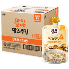 Iggoya 孩童副食品粥 9個月以上適用, 鮑魚香菇口味, 100g, 10包