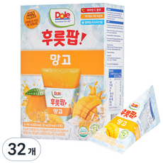 돌 후룻팝 망고, 62ml, 32개