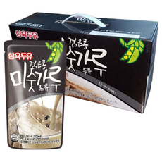 삼육두유 검은콩 미숫가루 두유 파우치, 190ml, 15개