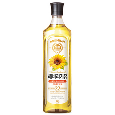 해표 해바라기유, 900ml, 12개