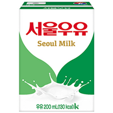 서울우유 멸균 흰우유, 200ml, 24개