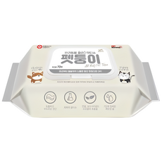 펫모닝 펫둥이 올바디 물티슈, 70개입, 3개