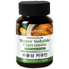 Nutri D-DAY 優質水溶性薑黃素 60入, 1個, 30g