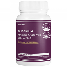 LIFETOCOL 鉻補充錠 300mcg, 180顆, 1個