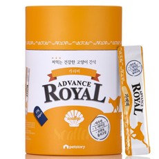어드밴스 로얄 스틱 짜먹는 고양이간식 50p, 가리비, 10g, 50개