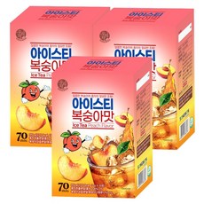 우리차 아이스티 복숭아 70p, 13g, 70개입, 3개