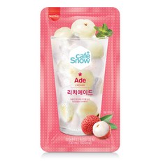 삼립 파우치 음료 카페스노우 리치에이드, 40개, 230ml