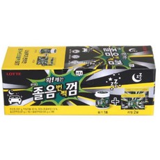 롯데 졸음껌 용기+리필2ea 297g 대용량 과자 빵 건강식품 캔디 껌 초콜릿, 1세트