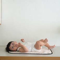 올포홈 리본 휴대용 방수 기저귀 패드, 블루 리본