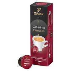 Tchibo 香醇義式濃縮咖啡膠囊 Cafissimo咖啡機適用, 7.5g, 10顆, 1盒