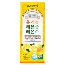 비타민마을 유기농 레몬즙 레몬수 스틱 착즙원액, 6개, 210g